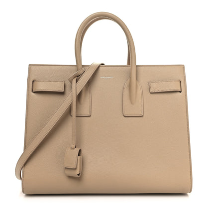 Saint Laurent Grained Calfskin Small Sac De Jour Nude Powder 1 of 12