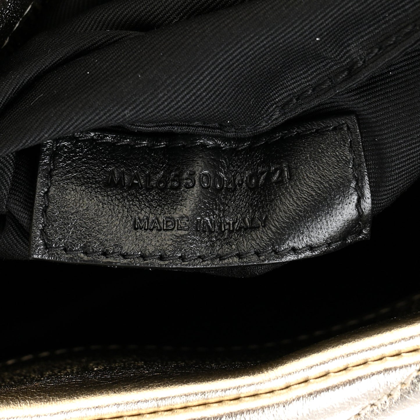 Metallic Lambskin Quilted Sade Puffer Envelope Clutch Platino