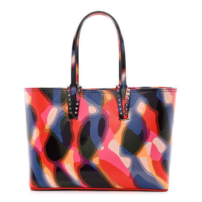 Christian Louboutin Patent Calfskin Paris Illusion Cabata Tote Multicolor 3 of 12