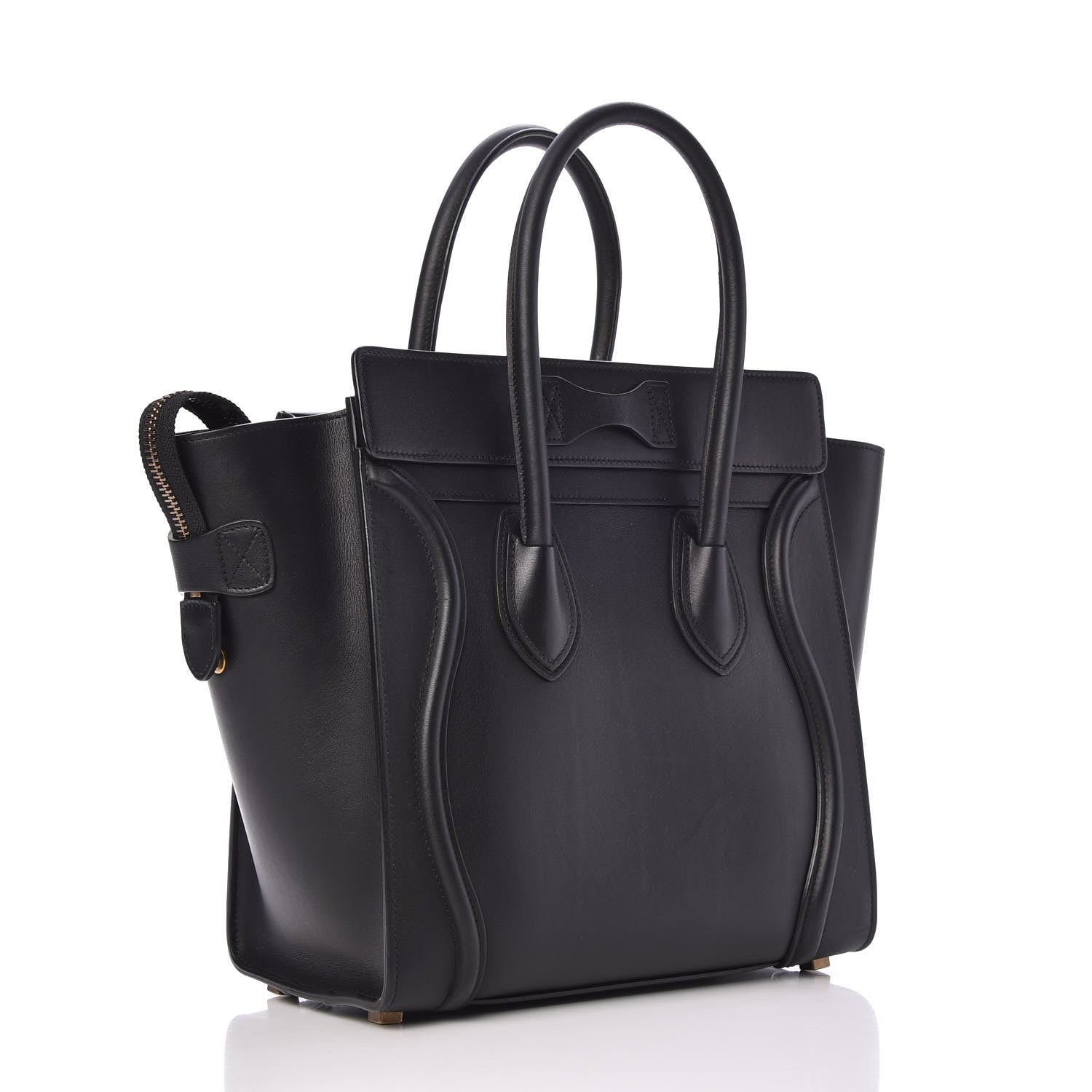 Celine Smooth Calfskin Micro Luggage Black 3 of 12