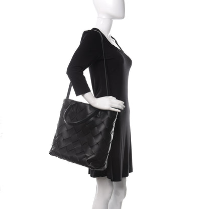 Bottega Veneta Nappa Maxi Cabat 30 Black 2 of 9
