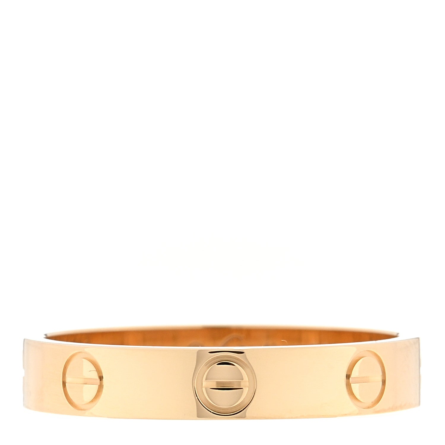 Cartier 18K Yellow Gold 3.5mm LOVE Wedding Band Ring 56 7.5 1 of 5