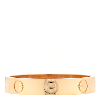 Cartier 18K Yellow Gold 3.5mm LOVE Wedding Band Ring 56 7.5 1 of 5