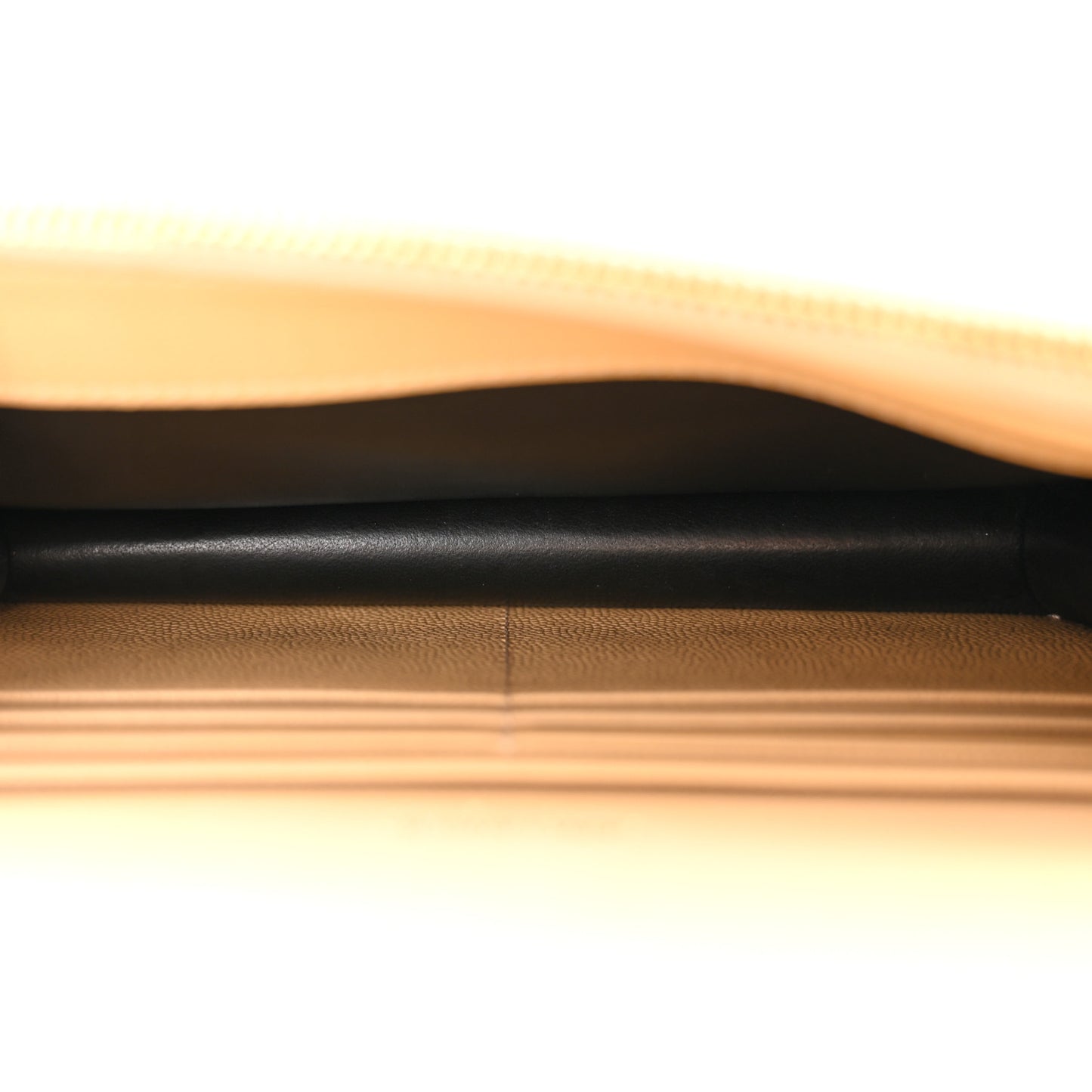 Grain De Poudre Matelasse Chevron Monogram Envelope Chain Wallet Nude Powder