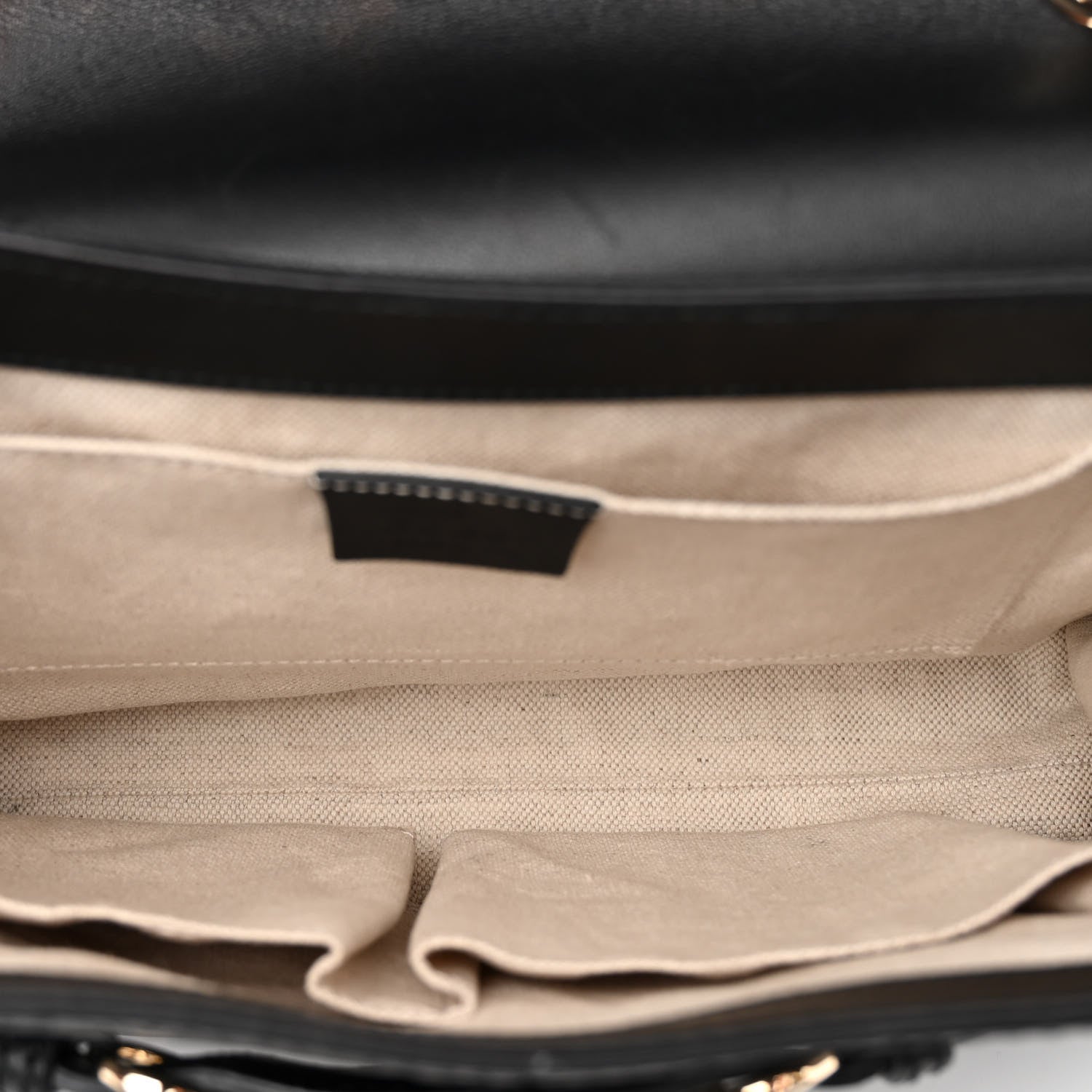 Gucci Microguccissima Medium Emily Chain Shoulder Bag Black 5 of 12