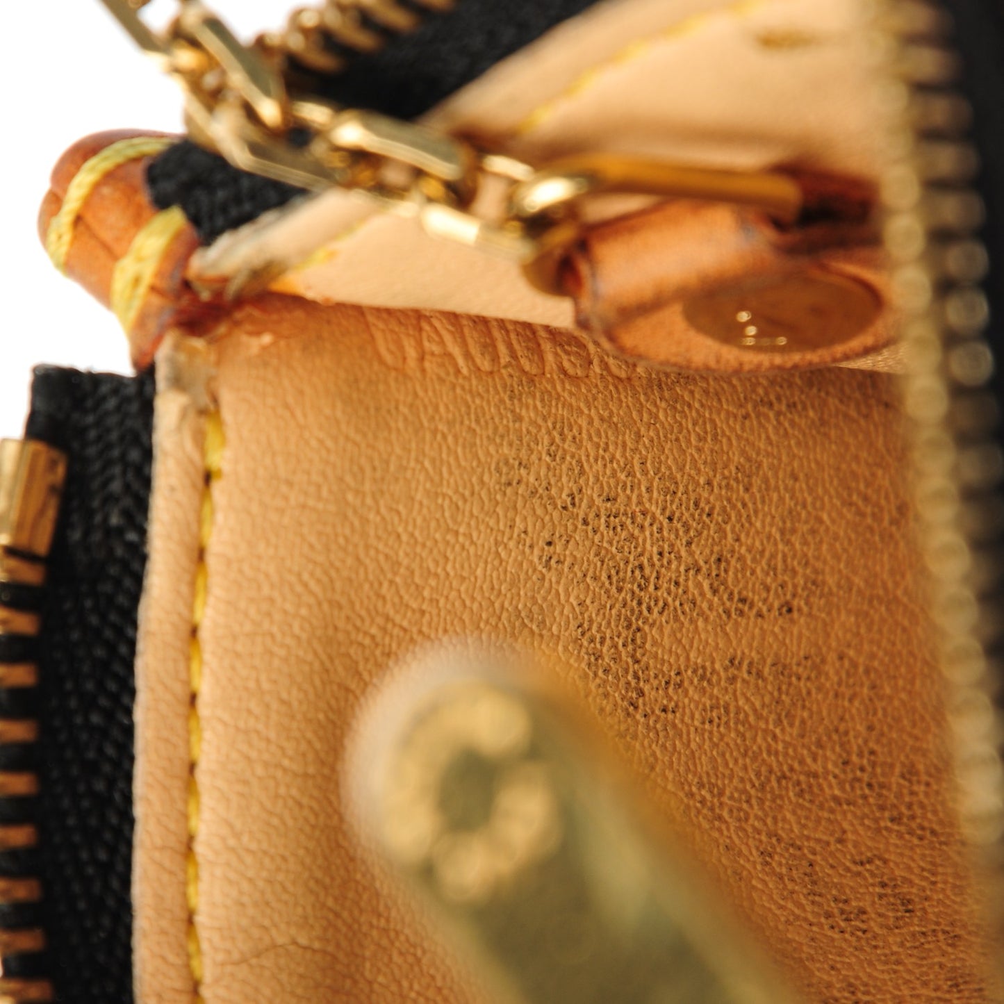 Monogram Multicolor Key Pouch Black