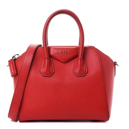 Givenchy Sugar Goatskin Mini Antigona Medium Red 1 of 4