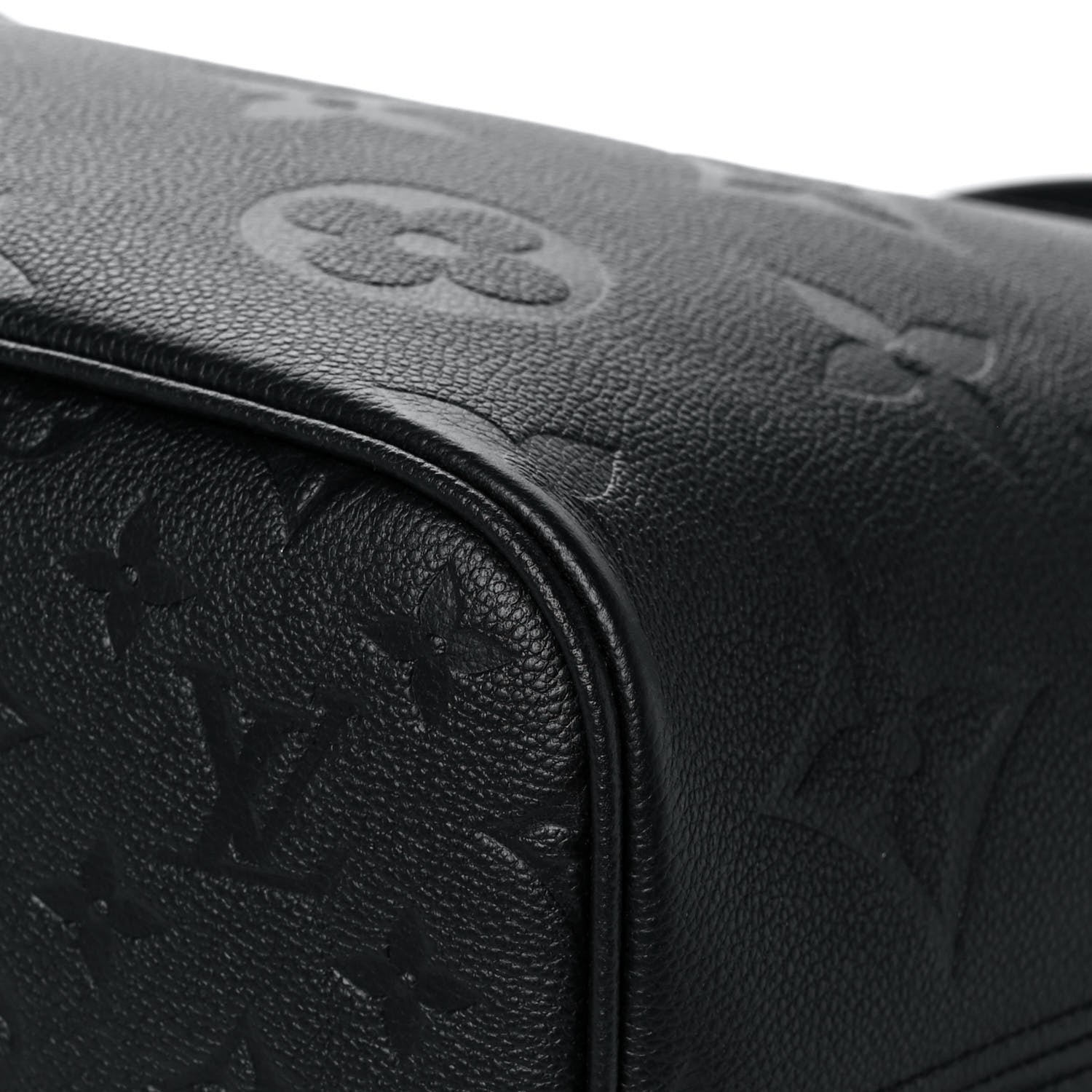 Louis Vuitton Empreinte Monogram Giant Neverfull MM Black 8 of 11