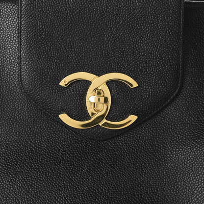 Chanel Caviar XL Weekender Bag Black 10 of 10