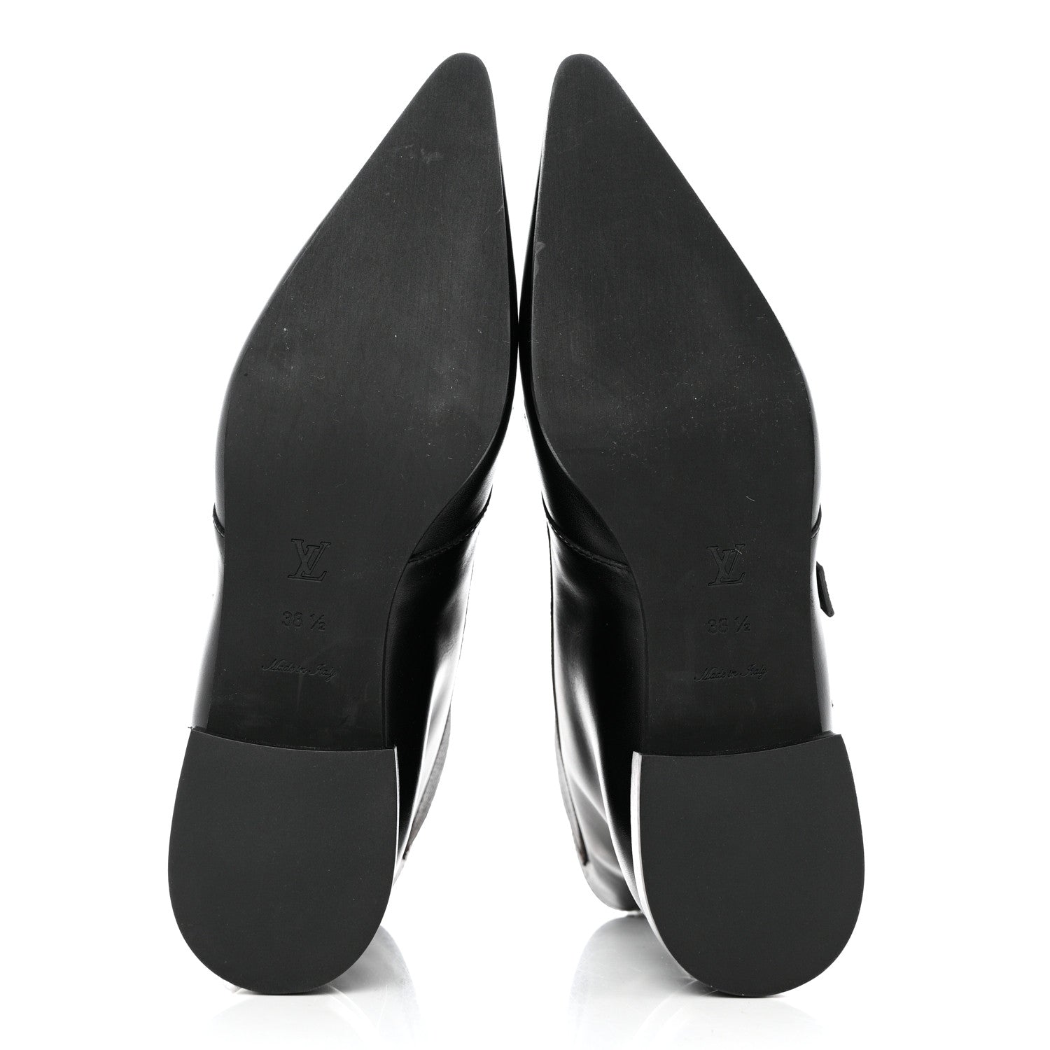 Louis Vuitton Calfskin Monogram Jumble Flat Ankle Boots 38.5 Black 5 of 10