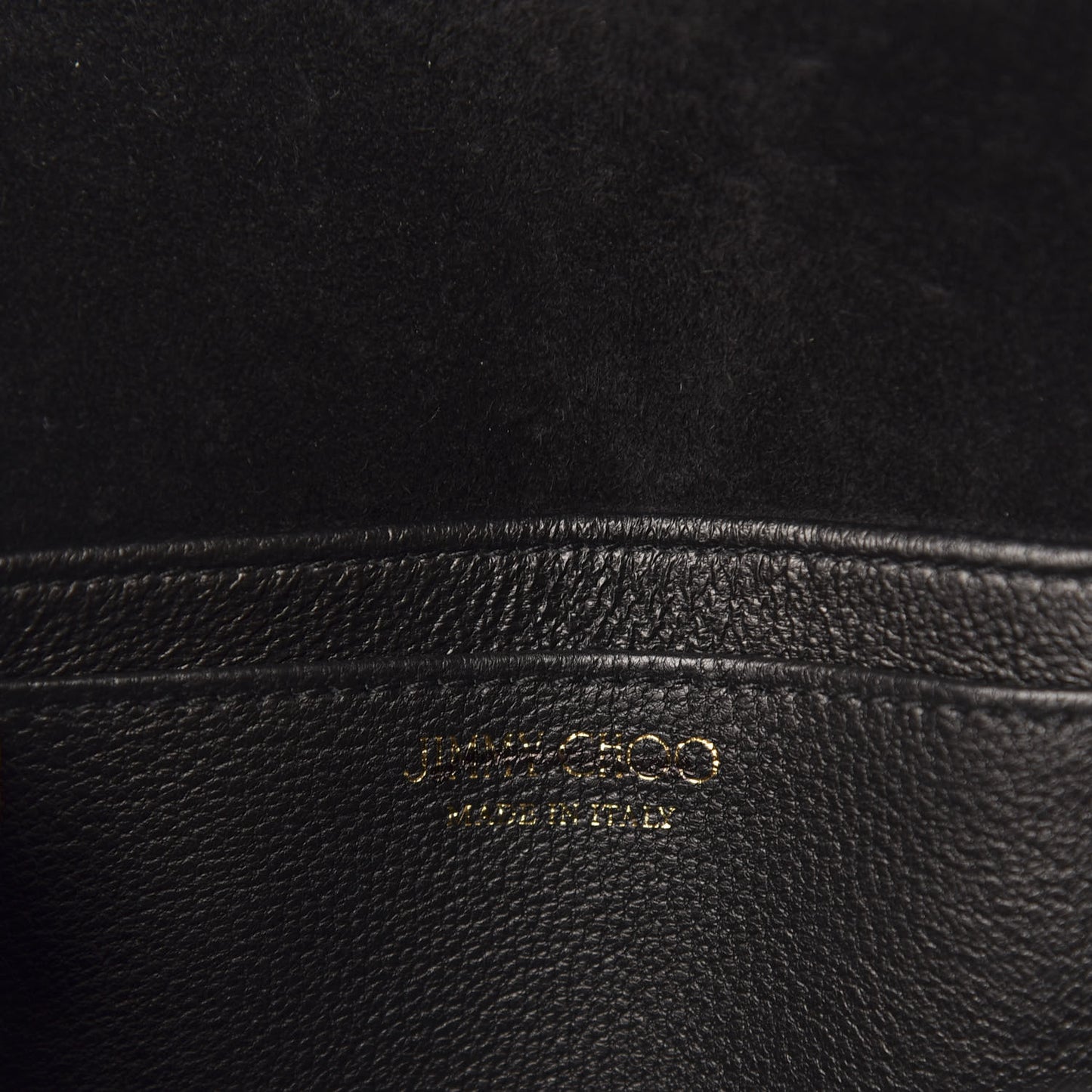 Patent Lizzie Clutch Black
