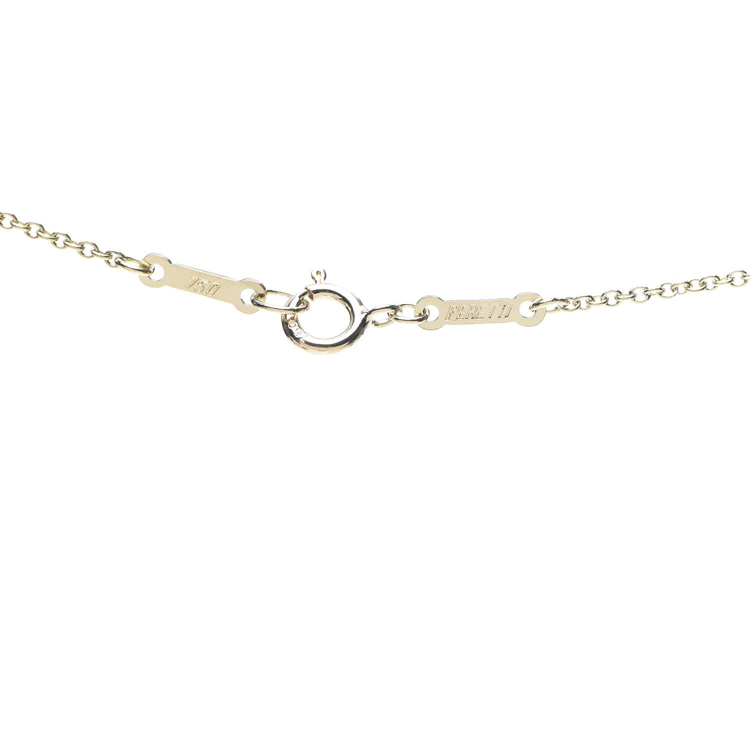 Tiffany 18K Yellow Gold 16mm Elsa Peretti Open Heart Pendant Necklace 4 of 5
