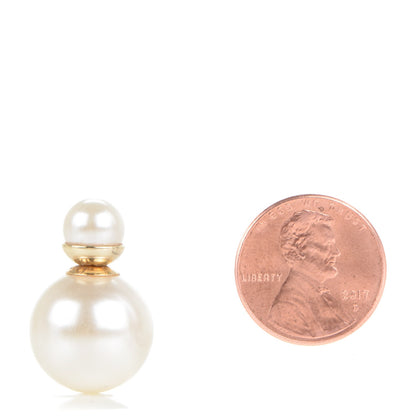 Christian Dior Pearl Mise En Dior Tribal Earrings 3 of 4