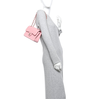 Chanel Caviar Quilted Small Double Flap Pink 2 of 11