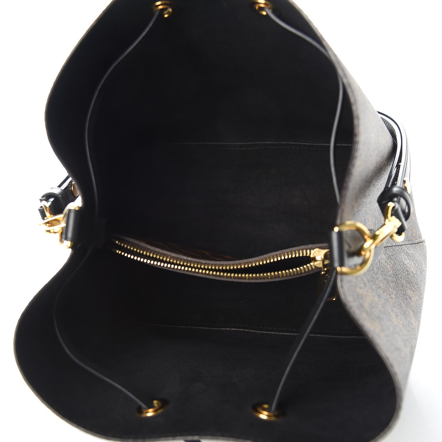 Louis Vuitton Monogram Neonoe MM Black 5 of 10