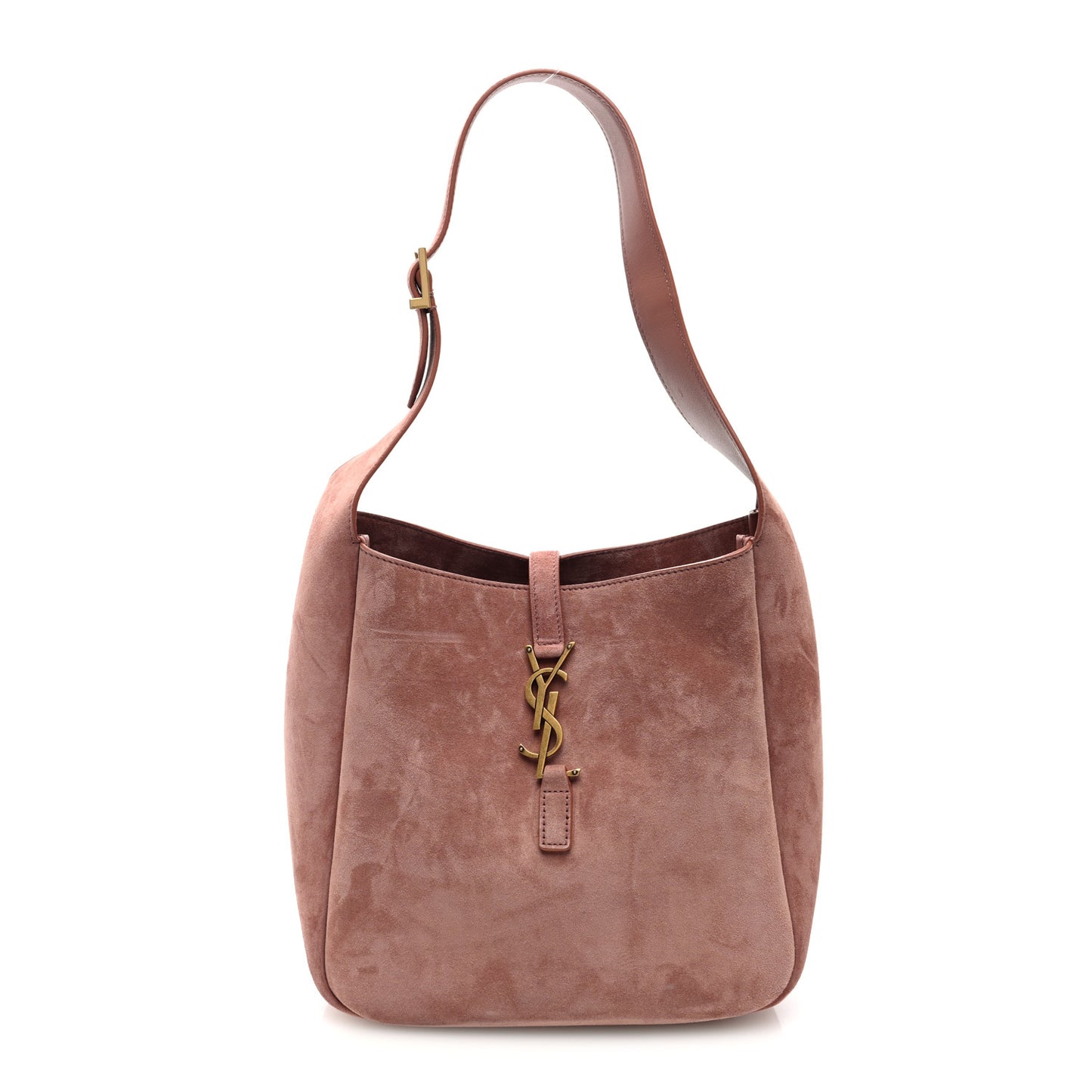 Suede Calfskin Small Le 5 A 7 Soft Hobo  Barely Pink