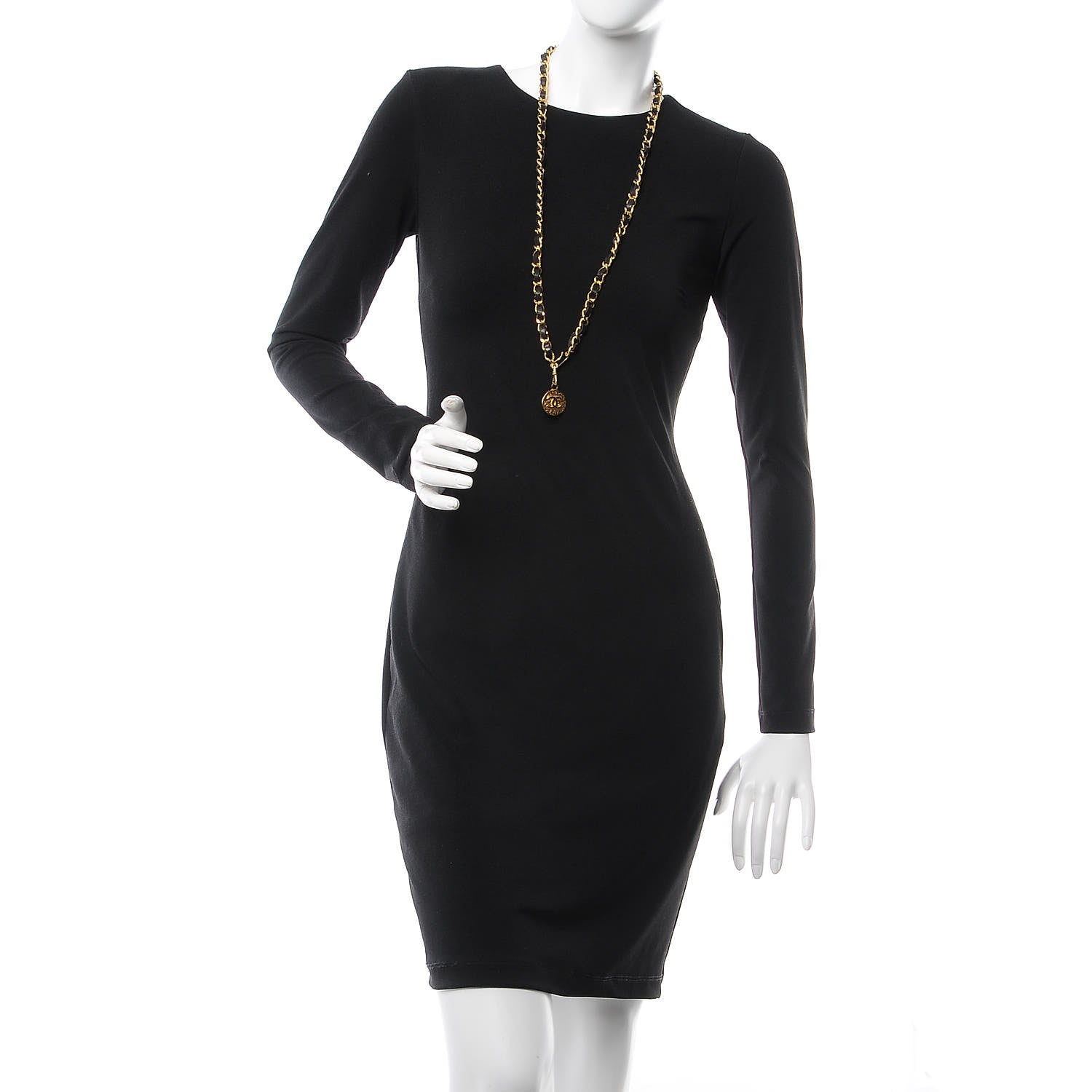Chanel Lambskin Chain CC Medallion Belt Black Gold 2 of 3