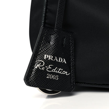 Prada Nylon Re-Edition 2005 Shoulder Bag Black 10 of 14