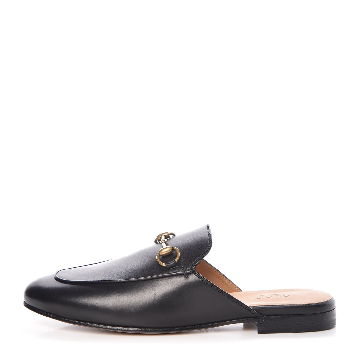 Calfskin Womens Princetown Slippers 37 Black