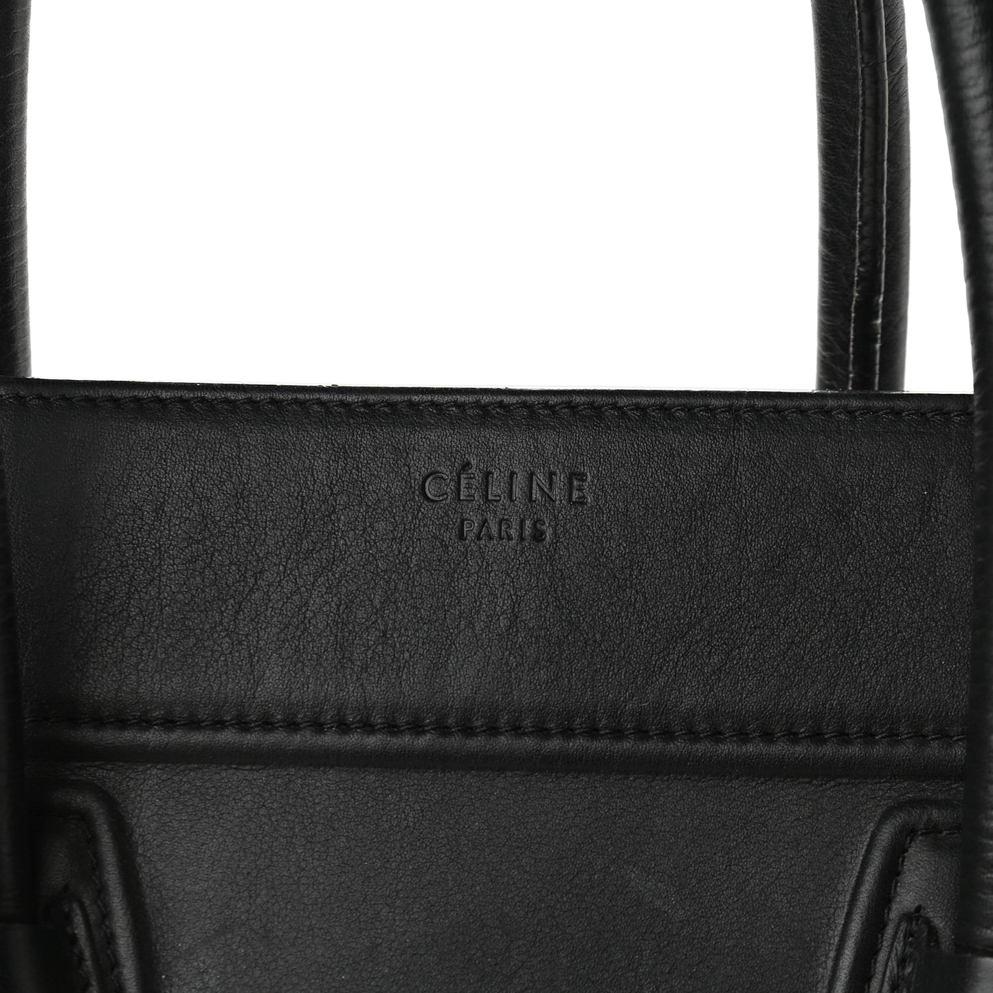 Supple Calfskin Medium Phantom Luggage Black
