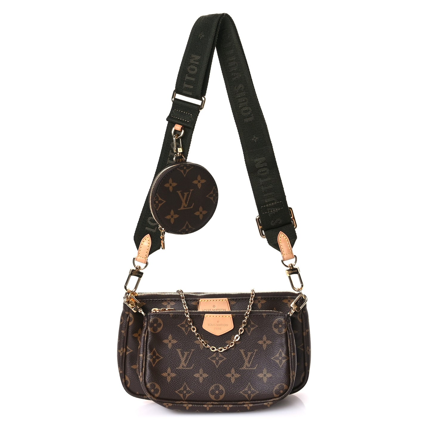 Monogram Multi Pochette Accessories Kaki