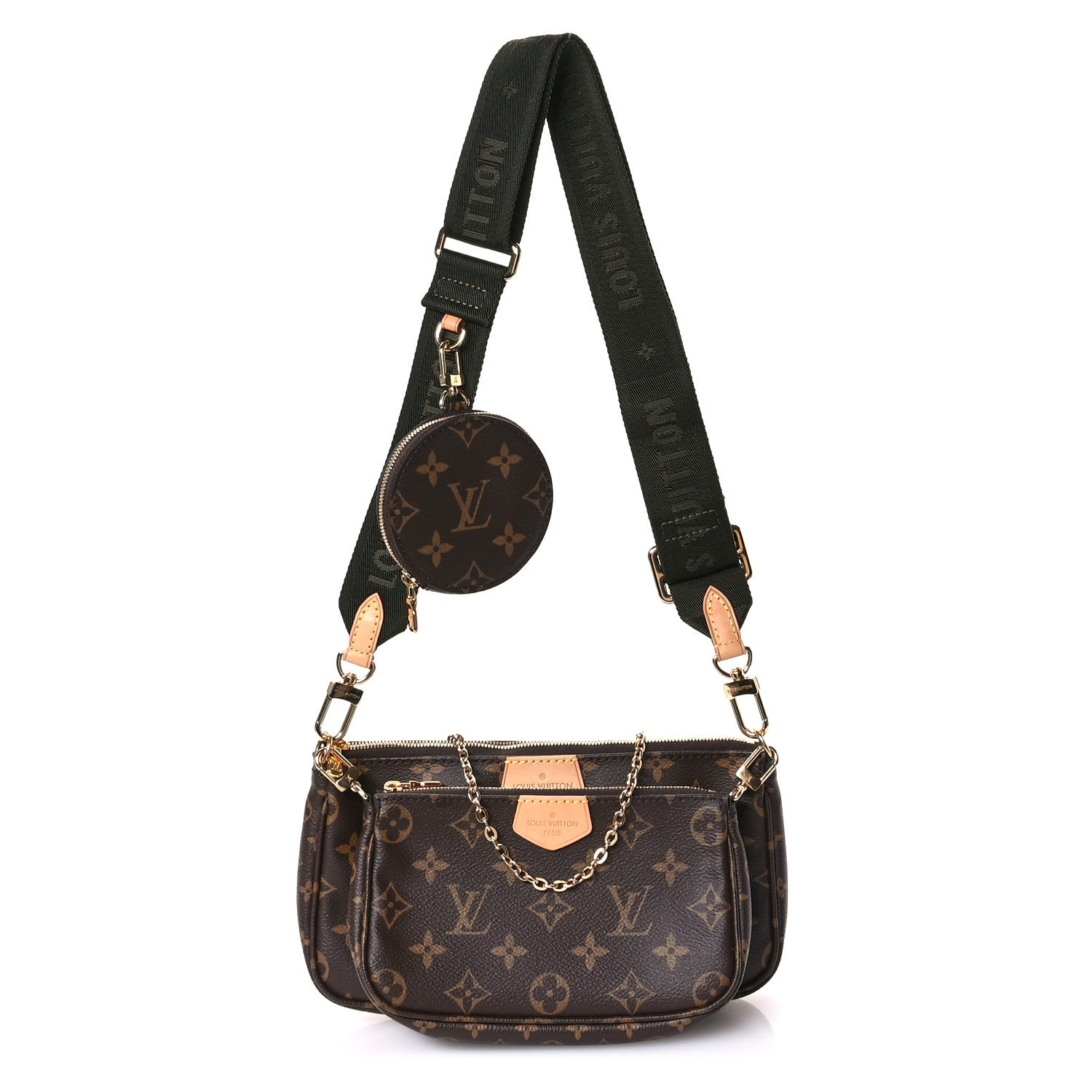 Louis Vuitton Monogram Multi Pochette Accessories Kaki 1 of 9