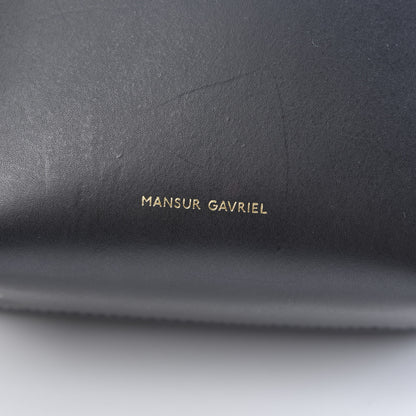 Mansur Gavriel Calfskin Mini Bucket Bag Black Flamma 6 of 10