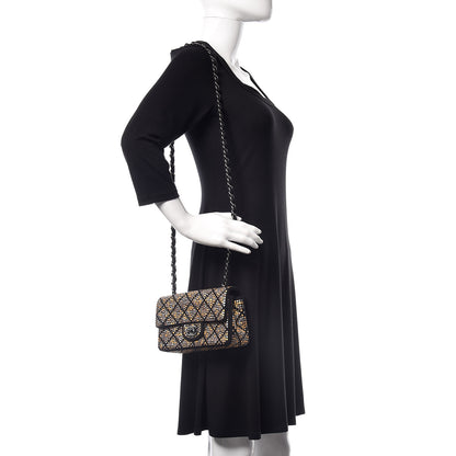 Chanel Jersey Embellished Mini Flap Black 2 of 10
