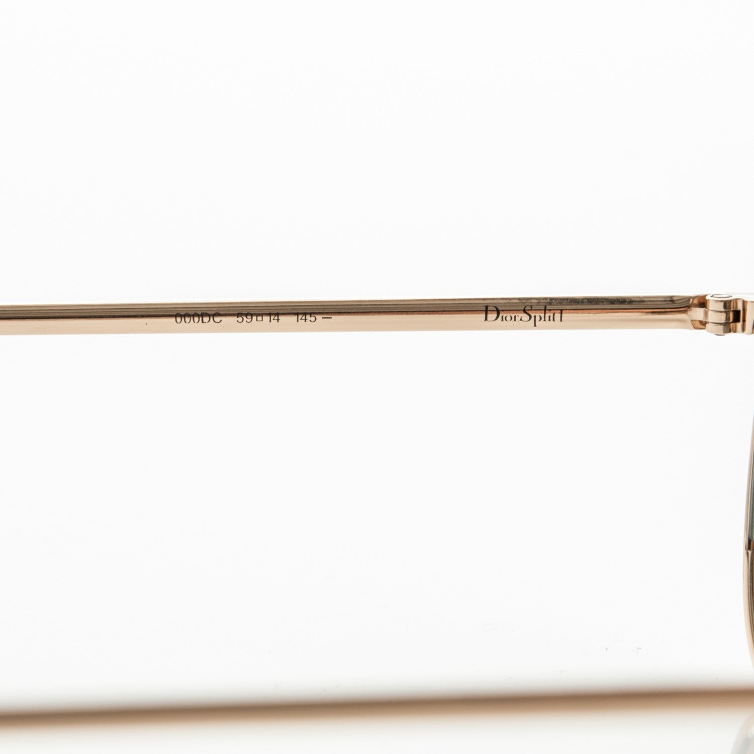 Christian Dior Split 1 Aviator Sunglasses Gold 4 of 5