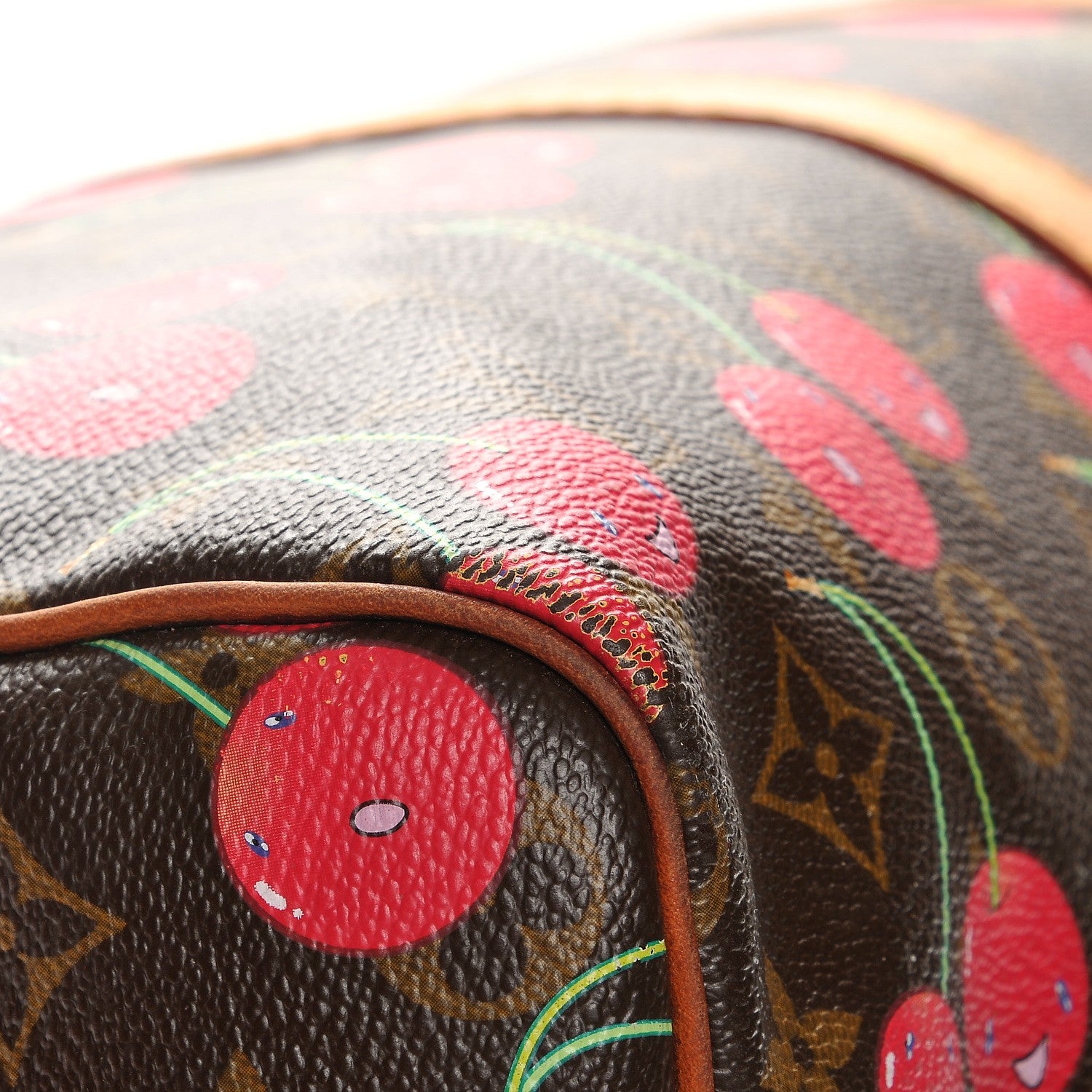 Louis Vuitton Monogram Cerises Keepall 45 10 of 15