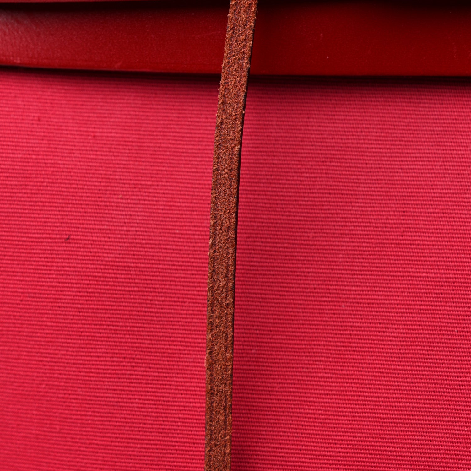 Hermes Toile Officier Vache Hunter Herbag Zip Retourne 31 PM Rose Extreme Rouge Venitien Rouge Piment 19 of 19