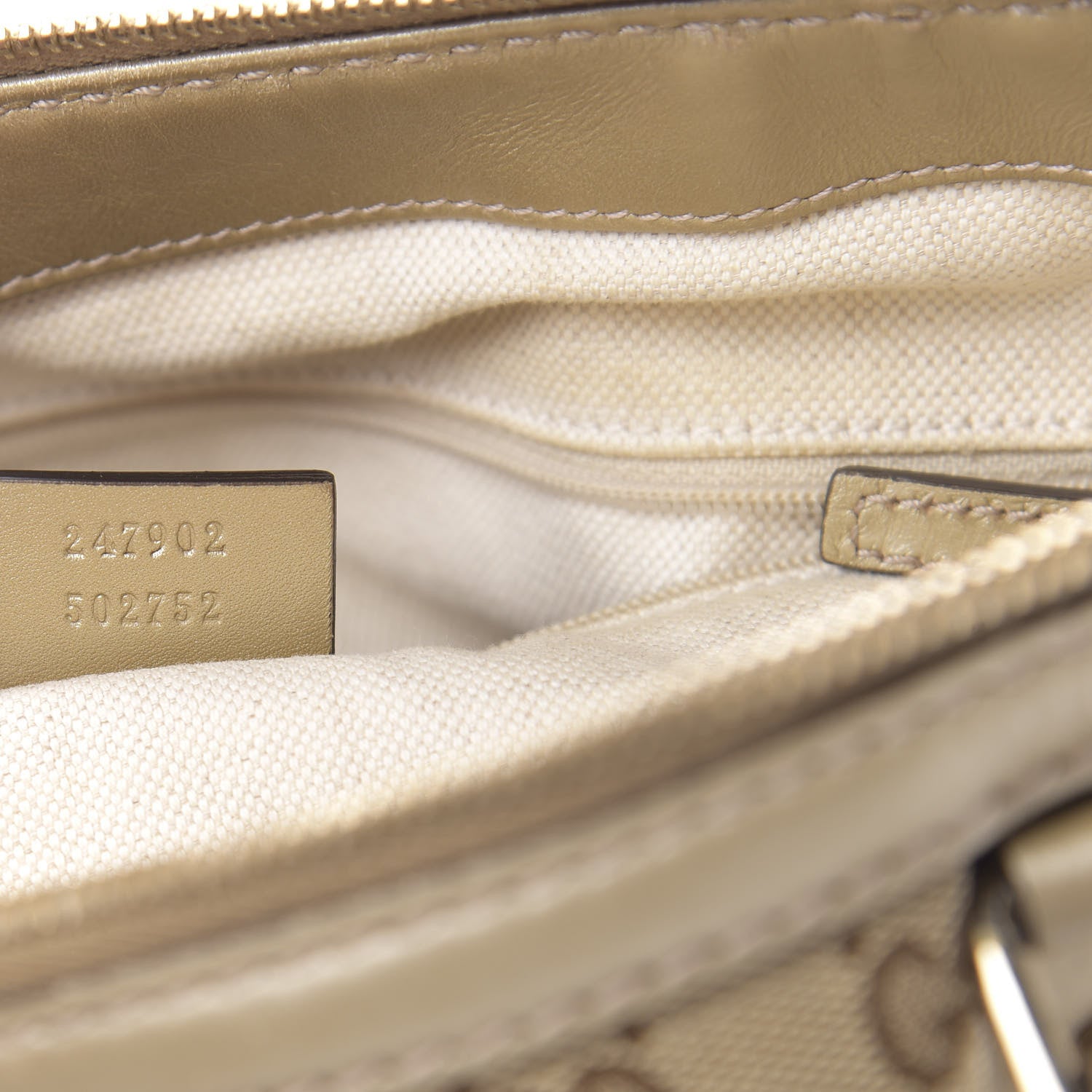 Gucci Monogram Medium Sukey Top Handle Bag Golden Beige 8 of 16