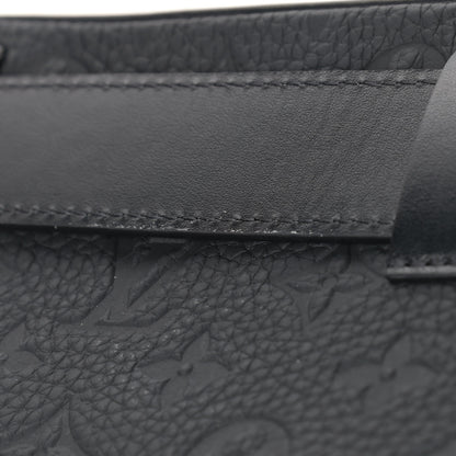 Louis Vuitton Taurillon Monogram Uniformes Solar Ray Soft Pochette Volga Belt Bag Black 9 of 10