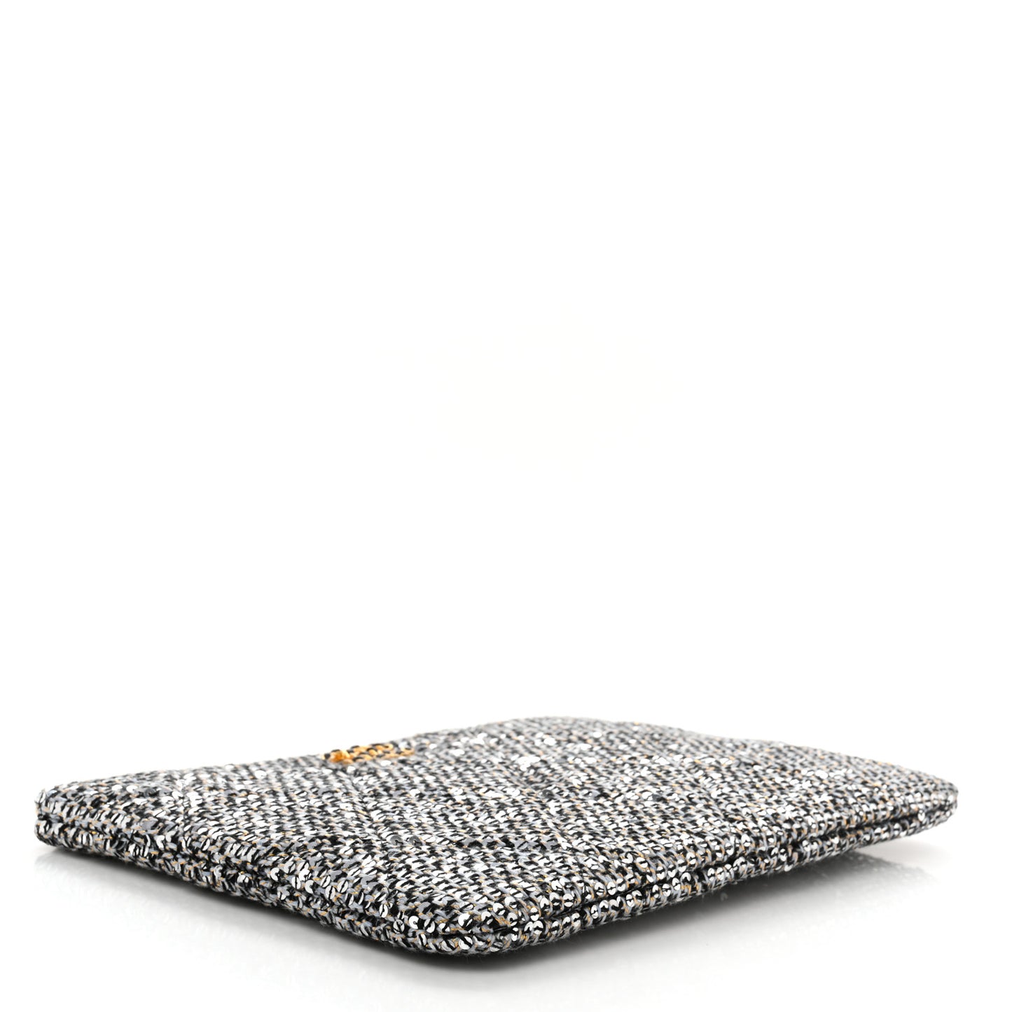 Sequins Medium 19 Pouch Silver
