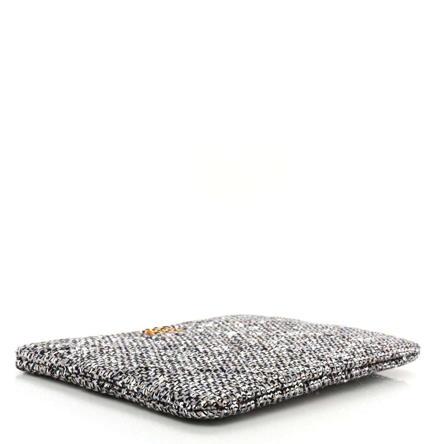 Chanel Sequins Medium 19 Pouch Silver 4 of 12
