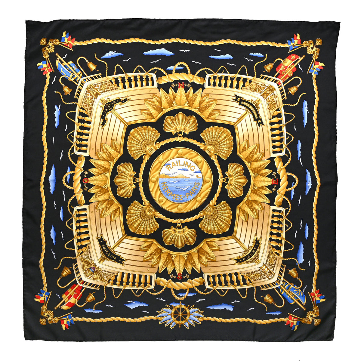 Silk Plisse Scarf 90