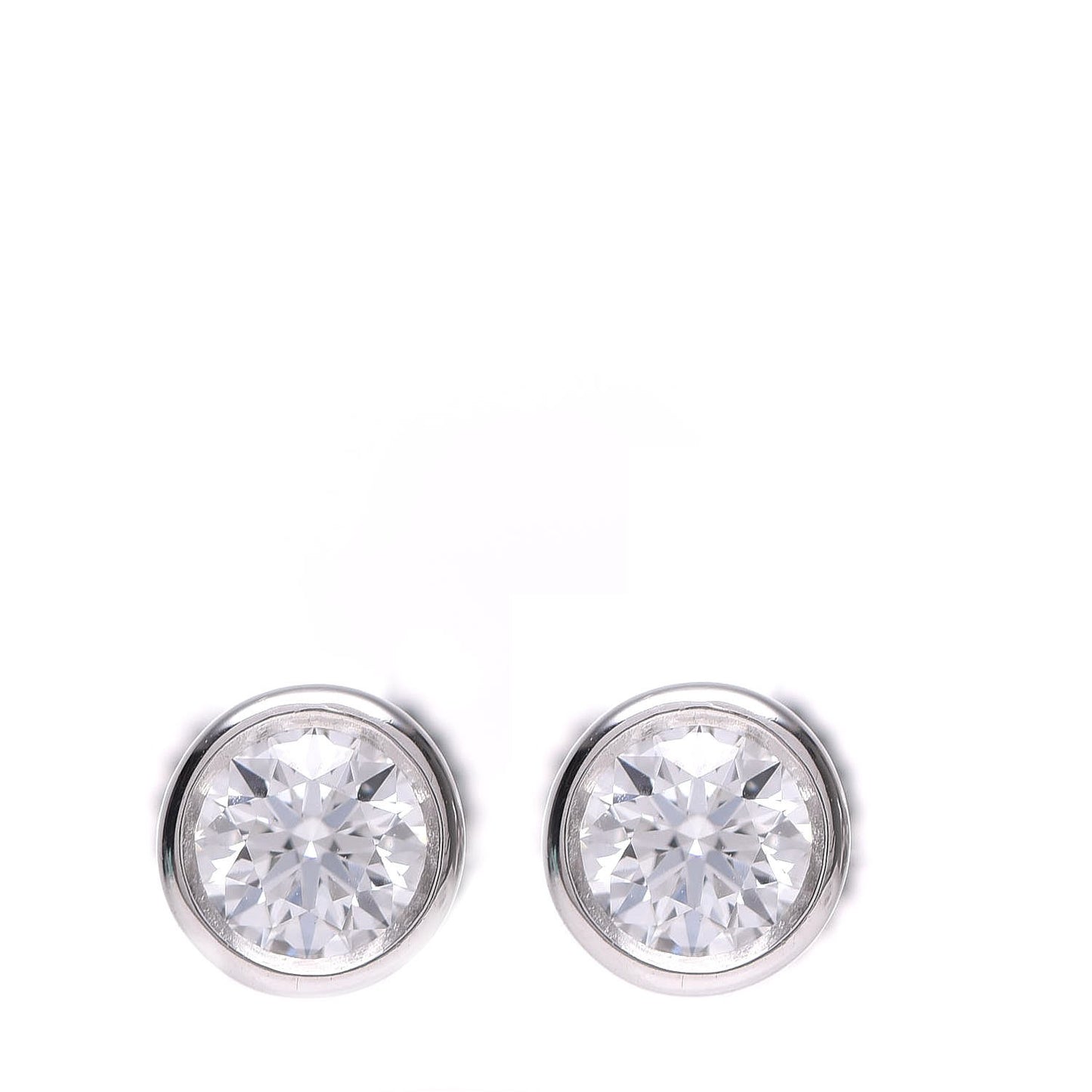 Platinum Diamond .50ctw Elsa Peretti Diamonds By The Yard Earrings