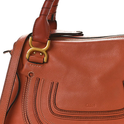 Chloe Calfskin Medium Marcie Satchel Coral 8 of 14