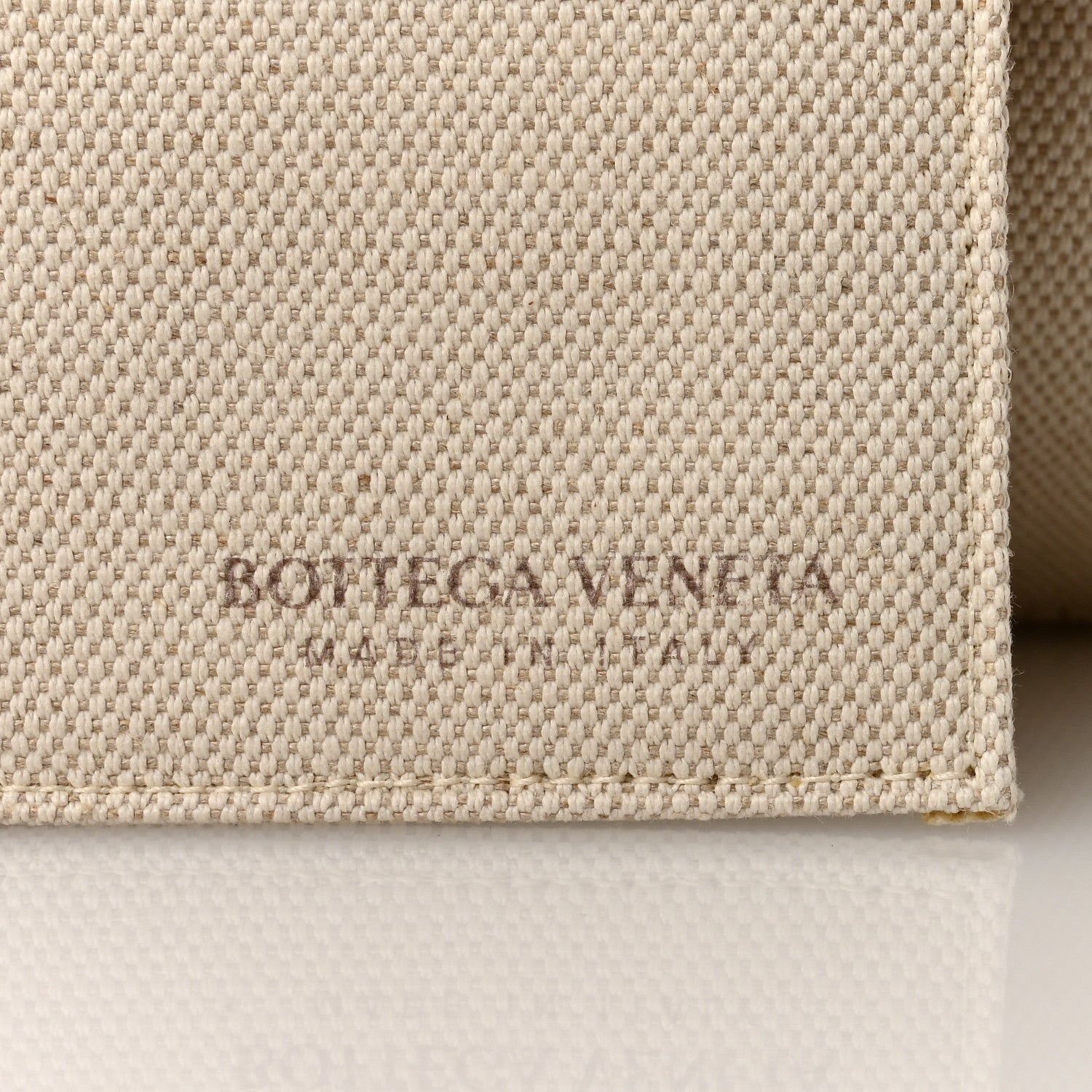 Bottega Veneta Canvas Maxi Intrecciato Large Arco Tote Beige Black 7 of 10