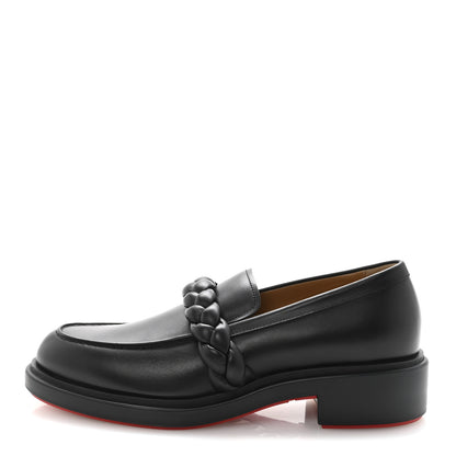 Christian Louboutin Calfskin Urbino Mens Loafers 43 Black 1 of 8