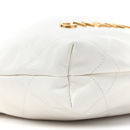 Chanel Shiny Calfskin Quilted Mini Chanel 22 White 9 of 9