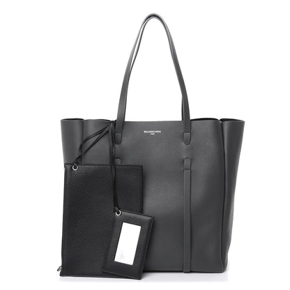 Balenciaga Veau Baltimore Double Sided Small Everyday Tote Gris Fossile Black 1 of 11