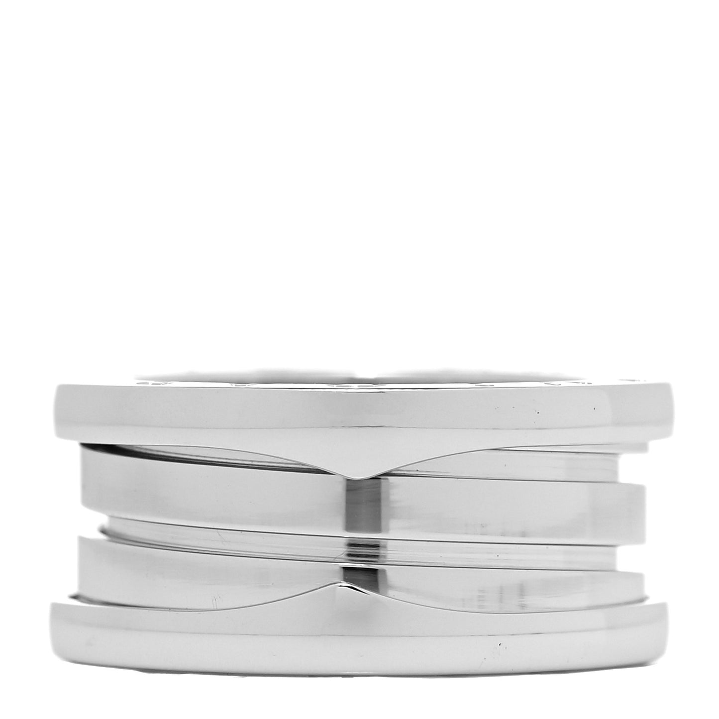18K White Gold B.Zero1 Three-Band Ring 48 4.5