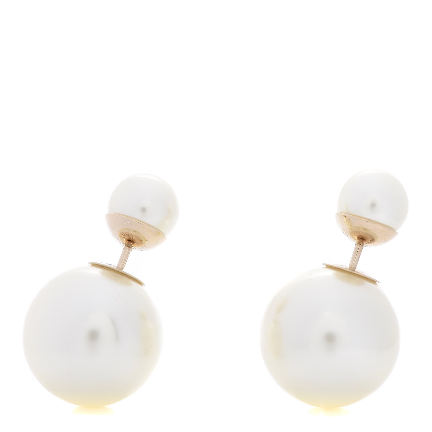 Christian Dior Pearl Mise En Dior Tribal Earrings 1 of 5