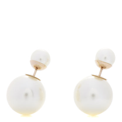 Christian Dior Pearl Mise En Dior Tribal Earrings 1 of 5