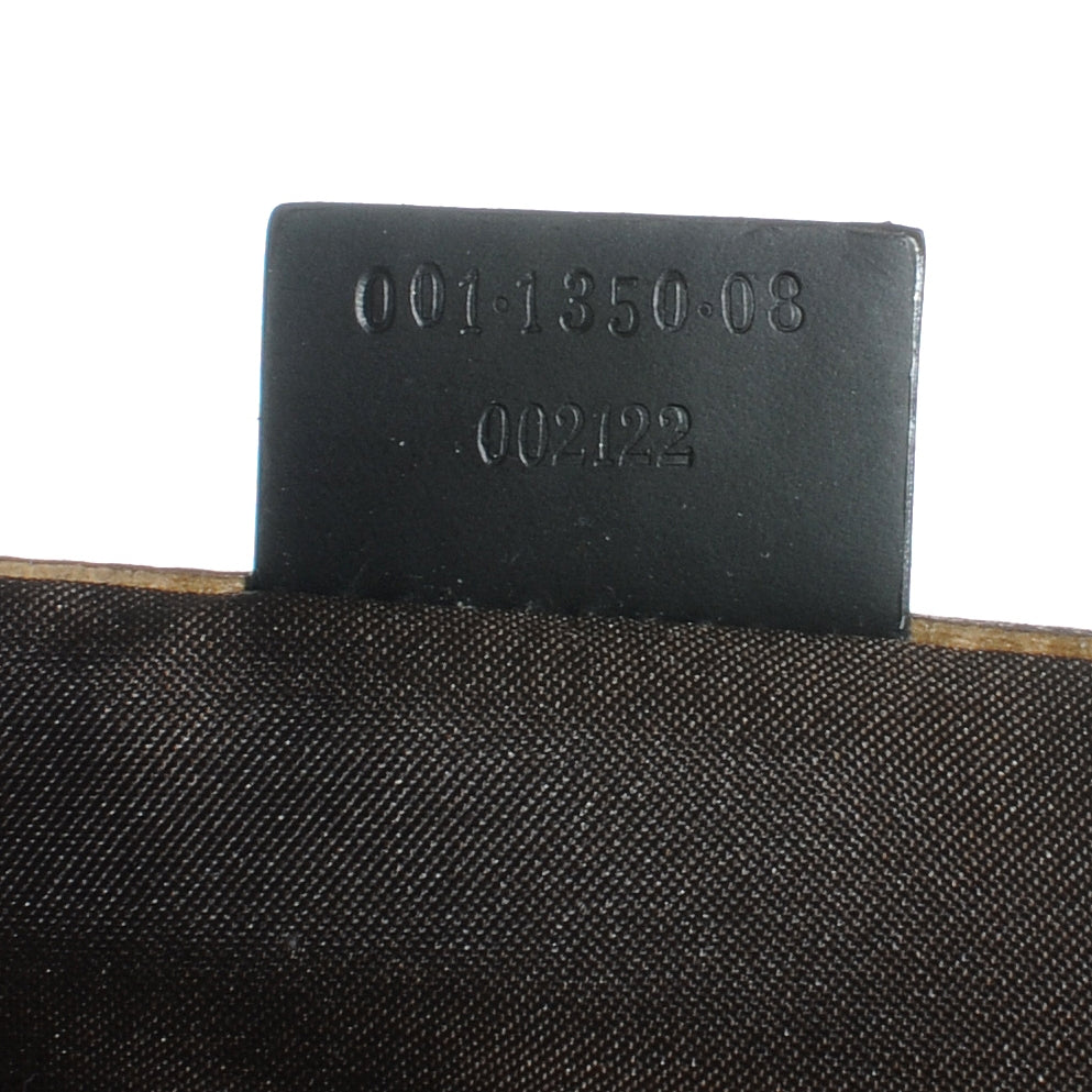 Gucci Nylon Monogram Small Lightweight Suitcase Luggage Brown 7 of 7