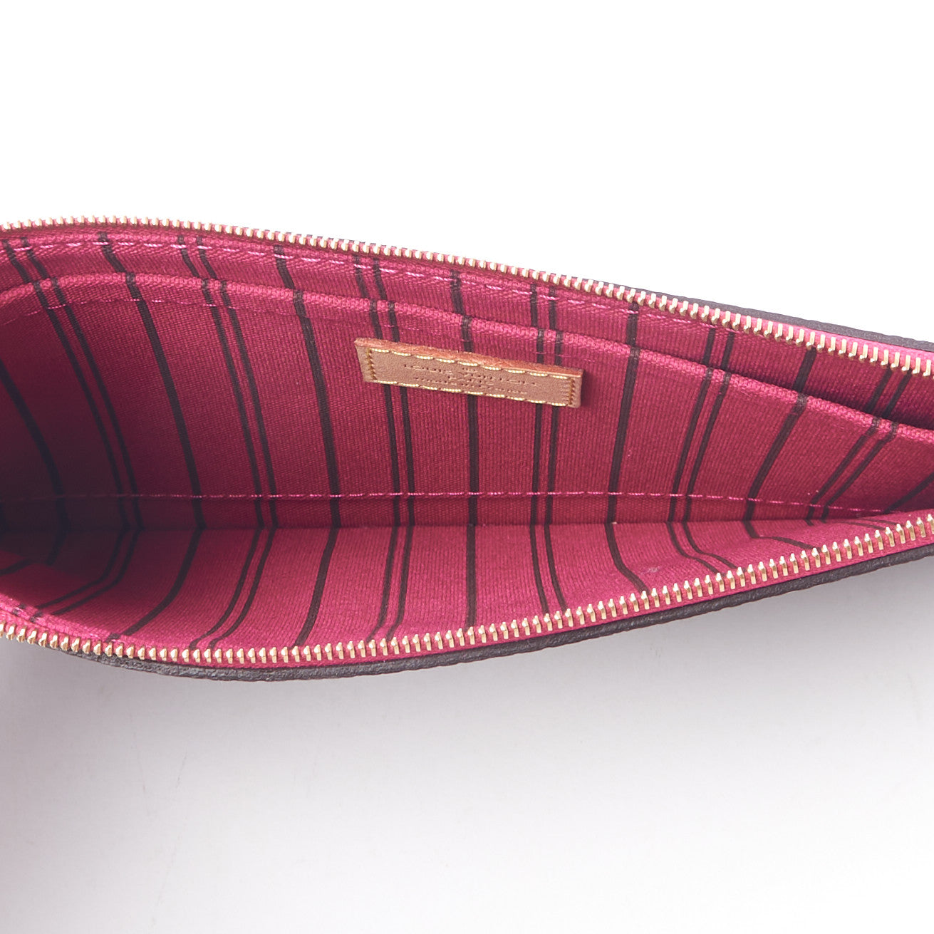 Monogram Neverfull MM GM Pochette Fuchsia