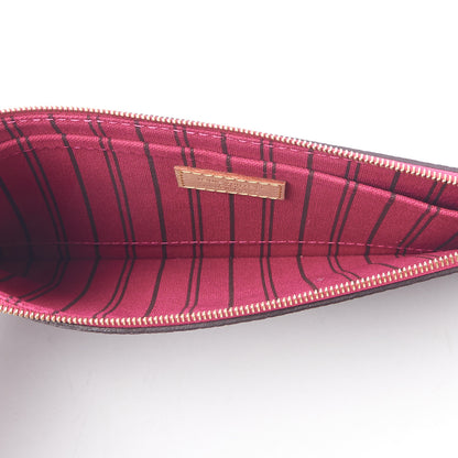 Louis Vuitton Monogram Neverfull MM GM Pochette Fuchsia 6 of 7