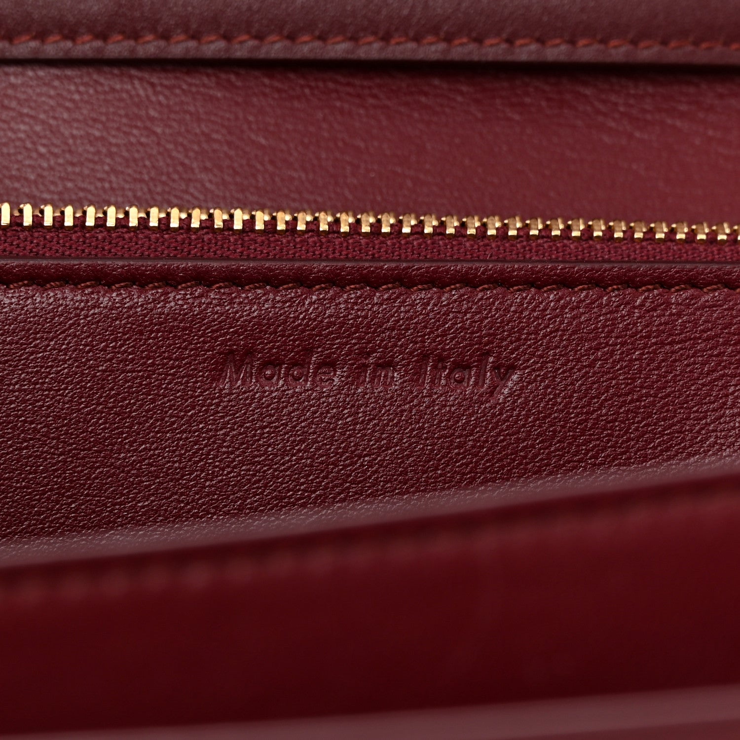 Celine Box Calfskin Medium Classic Box Flap Bag Burgundy 7 of 13
