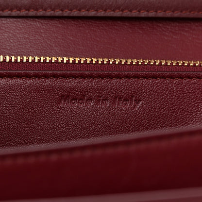 Celine Box Calfskin Medium Classic Box Flap Bag Burgundy 7 of 13